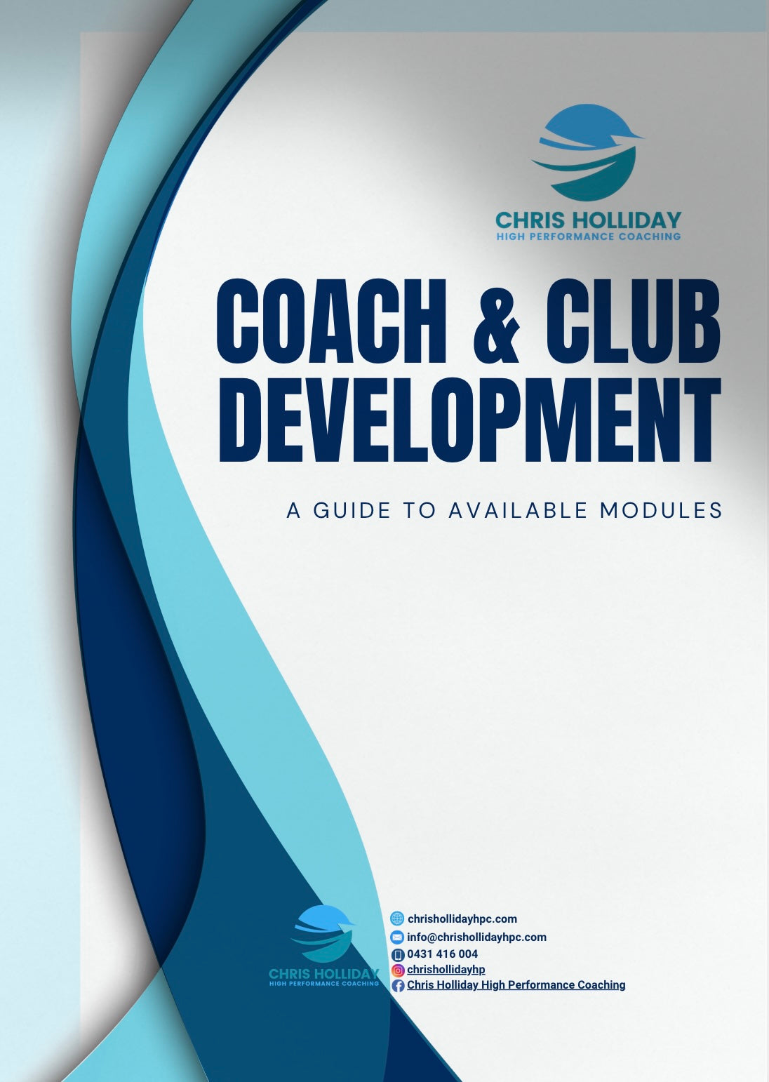 CHHPC Club & Coach Development Guide PDF Download